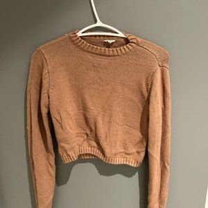 Cropped Knit Sweater